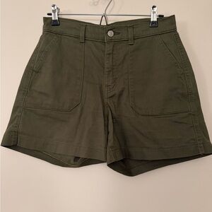 Levi's Dark Green Women's Cargo Shorts